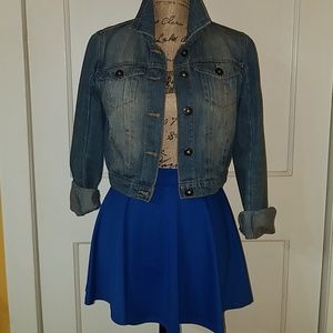 Royal Blue Skater Skirt